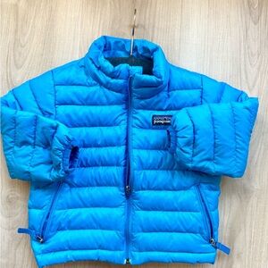 Patagonia Kids Down Andes Blue Jacket 18 months